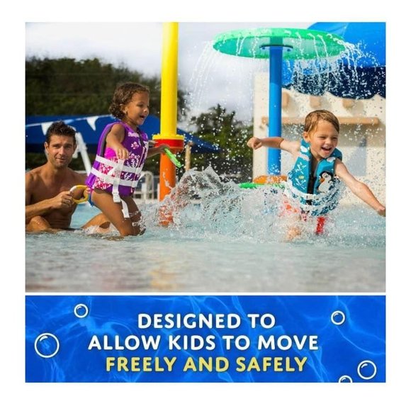 Stearns Original Puddle Jumper Color Changing 30-50 Pounds Blue Green - Picture 4 of 6